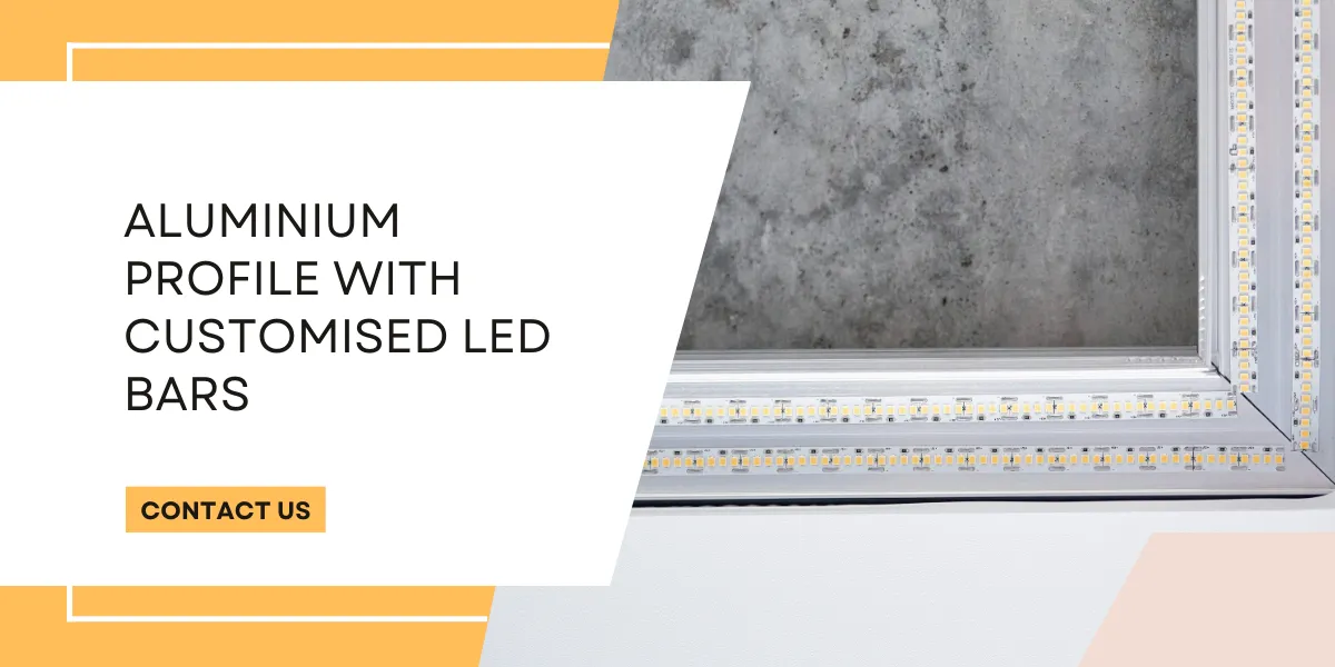 Aluminium Profile With Customised LED Bars, India 2024